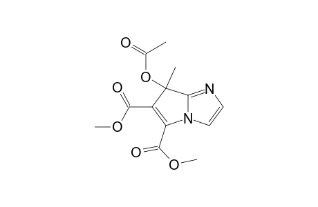 DIMETHYL-7-METHYL-7-ACETOXY-7H-PYRROLO-[1,2-A]-IMIDAZOLE-5,6-DICARBOXYLATE