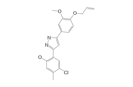 2-[5-[4-(ALLYLOXY)-3-METHOXYPHENYL]-1H-PYRAZOL-3-YL]-4-CHLORO-5-METHYLPHENOL