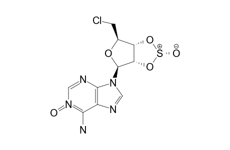 5'-CHLORO-5'-DEOXY-2',3'-O-SULFINYLADENOSINE-1-OXIDE-HYDROCHLORIDE