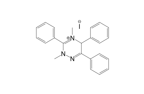 2,4-Dimethyl-3,5,6-triphenyl-2,5-dihydro-1,2,4-triazinium iodide