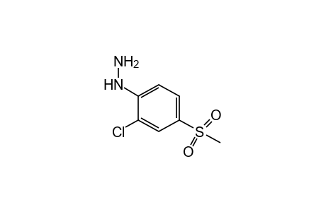 [2-chloro-4-(methylsulfonyl)phenyl]hydrazine
