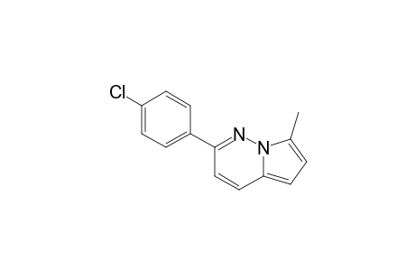 2-(4-CHLOROPHENYL)-7-METHYLPYRROLO-[1,2-B]-PYRIDAZINE