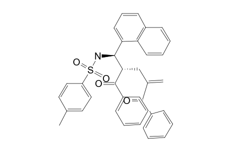 N-((1R,2S)-2,4-Dibenzoyl-1-naphthalen-1-yl-pent-4-enyl)-4-methyl-benzenesulfonamide