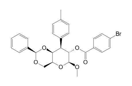 METHYL-4,6-O-BENZYLIDENE-2-O-(PARA-BROMOBENZOYL)-3-DEOXY-3-C-(3-METHYLPHENYL)-BETA-D-GALACTOSIDE