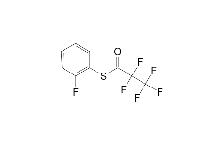 2-Fluorobenzenethiol, S-pentafluoropropionyl-