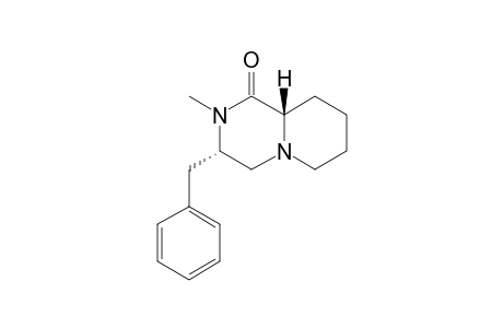 (3S,9as)-3-Benzyl-2,3,4,6,7,8,9,9A-octahydropyrido[1,2-A]pyrazin-1-one, N-methyl-