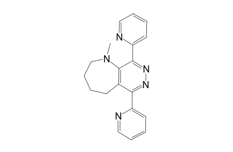 2,3,4,5-TETRAHYDRO-1-METHYL-6,9-DI-(2-PYRIDYL)-PYRIDAZINO-[4.5-B]-AZEPINE