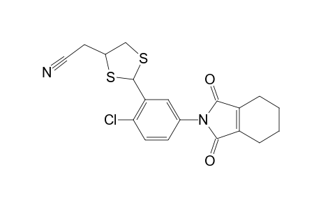 1,3-Dithiolane-4-acetonitrile, 2-[2-chloro-5-(1,3,4,5,6,7-hexahydro-1,3-dioxo-2H-isoindol-2-yl)phenyl]-