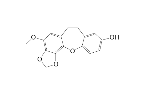 BULBOPHYLOL_B;2-METHOXY-3,4-METHYLENEDIOXY-8-HYDROXY-10,11-DIHYDROBENZ-[B.F]-OXEPIN