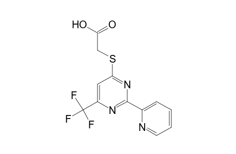 {[2-(2-PYRIDYL)-6-(TRIFLUOROMETHYL)-4-PYRIMIDINYL]THIO}ACETIC ACID