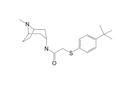 2-((4-Tert-butylphenyl)sulfanyl)-N-(8-methyl-8-azabicyclo[3.2.1]oct-3-yl)acetamide