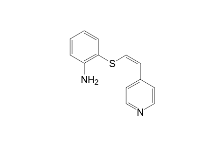 (Z)-2-[2-(Pyridin-4-yl)vinylthio]aniline