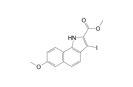 Methyl 3-Iodo-7-methoxy-1H-benzo[g]indole-2-carboxylate