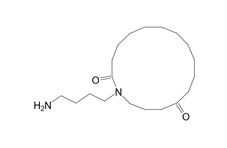 1-[4'-Aminobutyl]-1-azacyclohexadecane-2,13-dione