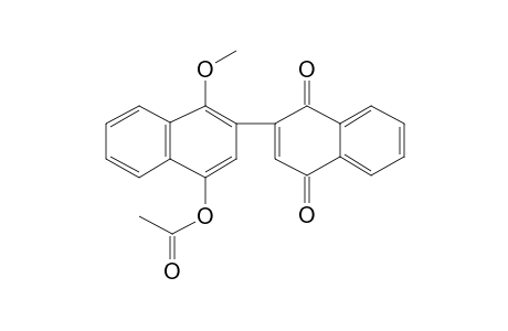 1'-Acetoxy-4'-methoxy-2,2'-binaphthalene-1,4-dione