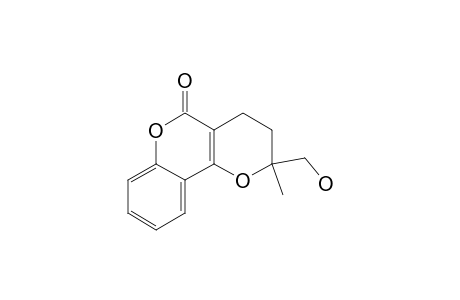 2-(hydroxymethyl)-2-methyl-3,4-dihydro-2H,5H-pyrano[3,2-c]chromen-5-one