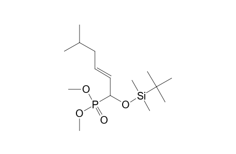 DIMETHYL-[1-[DIMETHYL-(TERT.-BUTYL)-SILYLOXY]-5-METHYL-2-HEXENYL]-PHOSPHONATE