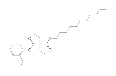 Diethylmalonic acid, 2-ethylphenyl undecyl ester