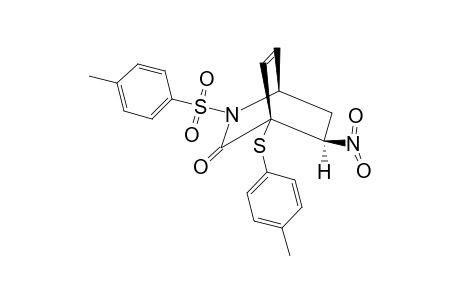 4-(4''-METHYLBENZENESULFENYL)-2-(4'-METHYLBENZENESULFONYL)-5-EXO-NITRO-3-OXO-2-AZABICYCLO-[2.2.2]-OCT-7-ENE