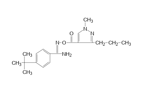 p-tert-butyl-O-[(1-methyl-3-propylpyrazol-4-yl)carbonyl]benzamidoxime