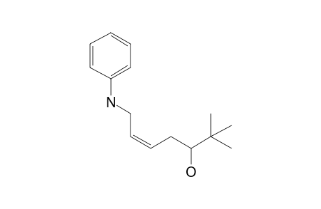 (Z)-7-Anilino-2,2-dimethyl-5-hepten-3-ol