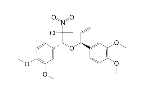 ANTI-2-CHLORO-1-(3,4-DIMETHOXYPHENYL)-1-[1-(3,4-DIMETHOXYPHENYL)-ALLYLOXY]-2-NITROPROPANE;MAJOR-DIASTEREOMER