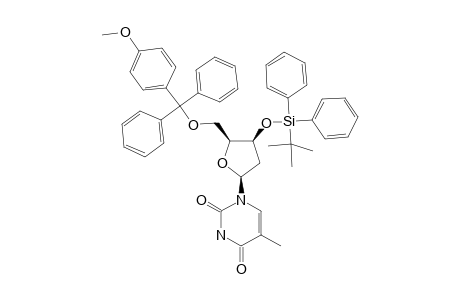 (2R,4R,5R)-1-[5-[BIS-(4-METHOXYPHENYL)-PHENYLMETHOXYMETHYL]-4-(TERT.-BUTYLDIPHENYLSILANYLOXY)-TETRAHYDROFURAN-2-YL]-5-METHYL-1H-PYRIMIDINE-2,4-DIONE