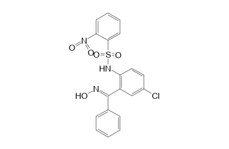 2'-benzoyl-4'-chloro-2-nitrobenzenesulfonanilide, oxime