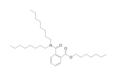 Phthalic acid, monoamide, N,N-dioctyl, heptyl ester