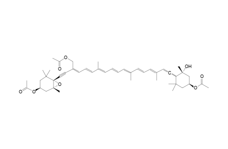 Gyroxanthin triacetate