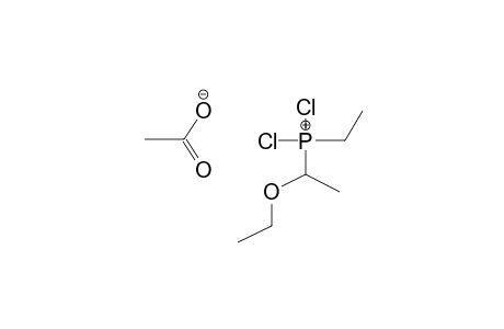 1-ETHOXYETHYL(ETHYL)DICHLOROPHOSPHONIUM ACETATE