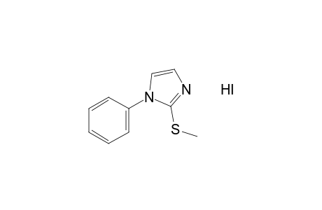 2-(methylthio)-1-phenylimidazole, monohydroiodide