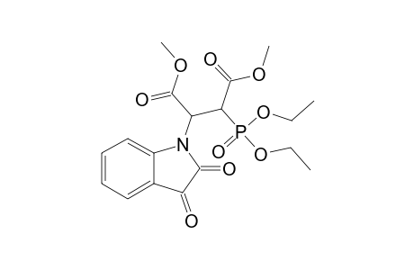 Dimethyl 2-(diethoxyphosphoryl)-3-(2,3-dioxo-2,3-dihydro-1H-indol-1-yl)succinate