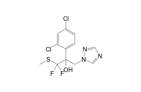 2-(2,4-dichlorophenyl)-1,1-bis(fluoranyl)-1-methylsulfanyl-3-(1,2,4-triazol-1-yl)propan-2-ol