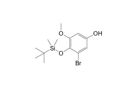 3-BROMO-4-(TERT.-BUTYLDIMETHYLSILYLOXY)-5-METHOXY-PHENOL