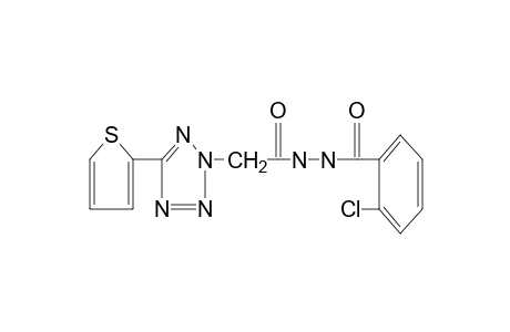 1-(o-chlorobenzoyl)-2-{[5-(2-thienyl)-2H-tetrazol-2-yl]acetyl]hydrazine