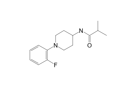 1-(2-Fluorophenyl)-4-piperidinamine, N-(2-methylpropionyl)-