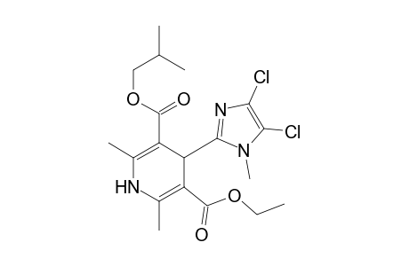 Ethylisobutyl-1,4-dihydro-2,6-dimethyl-4-(1-methyl-4,5-dichloroimidazole-2-yl)-3,5-pyridine dicarboxylate