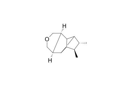 (2.alpha.,6.alpah.)-trans-9,10-Dimethyl-4-oxatetracyclo[6.3.0.0(2,6).0(7,11)]undecane