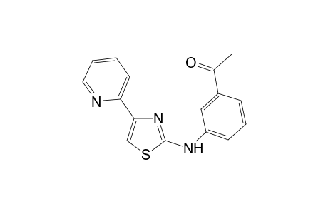ethanone, 1-[3-[[4-(2-pyridinyl)-2-thiazolyl]amino]phenyl]-