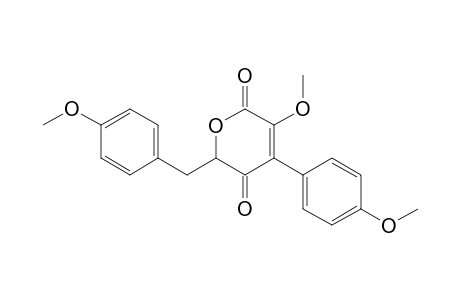 3-METHOXY-4-(4'-METHOXYPHENYL)-6-(4''-METHOXYPHENYL)-METHYL-2H-PYRAN-2,5(6H)-DIONE