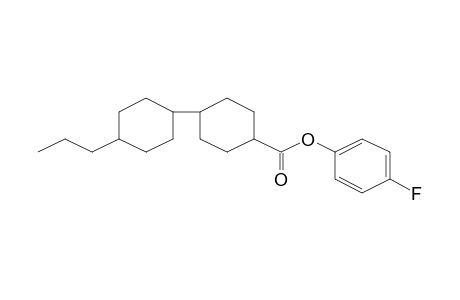 (4-fluorophenyl) 4-(4-propylcyclohexyl)cyclohexane-1-carboxylate