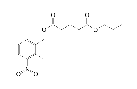 Glutaric acid, 2-methyl-3-nitrobenzyl propyl ester