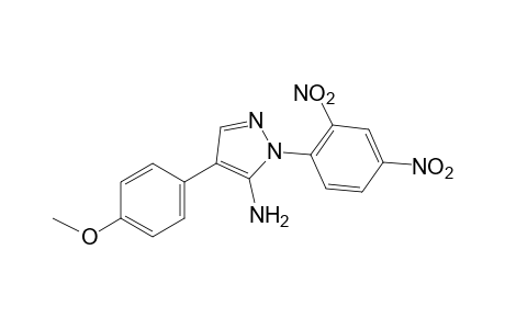 5-Amino-1-(2,4-dinitrophenyl)-4-(p-methoxyphenyl)pyrazole