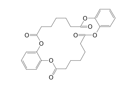 Cyclic ester of bis-benzene-1,2-diol bis-heptanedioate