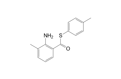 S-p-Tolyl 2-amino-3-methylbenzothioate
