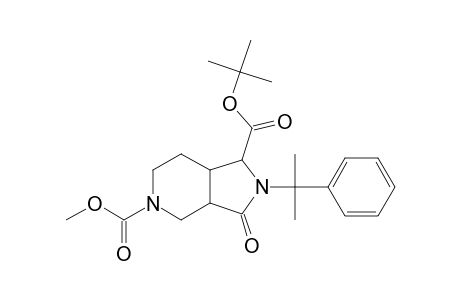 2-(1-METHYL-1-PHENYLETHYL)-3-OXO-OCTAHYDROPYRROLO-[3,4-C]-PYRIDINE-1,5-DICARBOXYLIC-ACID-1-TERT.-BUTYLESTER-5-METHYLESTER
