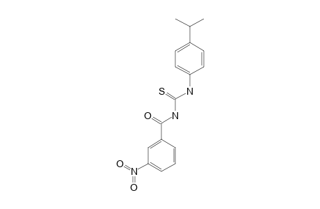 1-(p-cumenyl)-3-(m-nitrobenzoyl)-2-thiourea