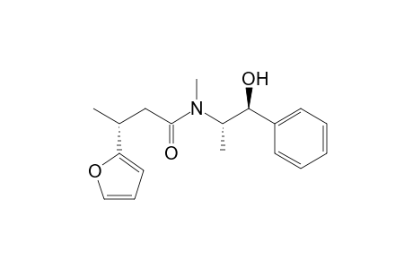 (+)-(3R,1'S,2'S)-N-(1'-Hydroxy-1'-phenylpropan-2'-yl)-3-(furan-2-yl)-N-methylbutanamide