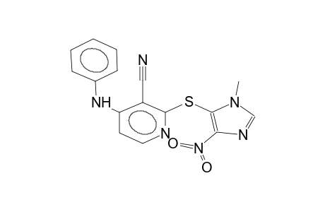 2-(4-nitro-5-imidazolylthio)-3-cyano-4-anilimopyridine